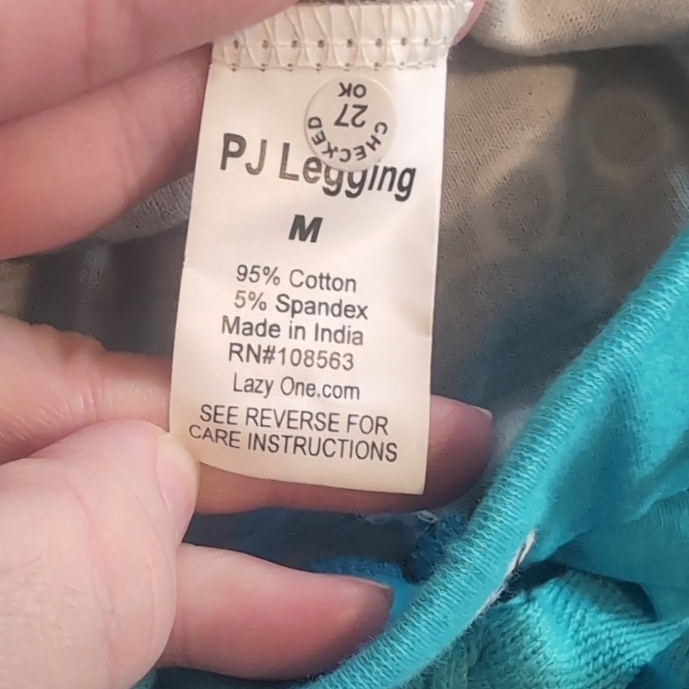 Lazy One Tall Tee Horse Fair Isle PJ Set - Picture 7 of 7